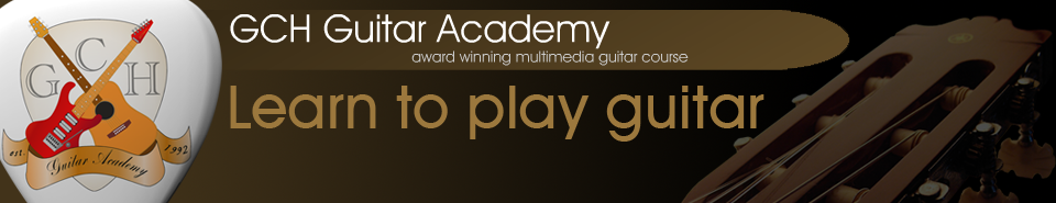 GCH Guitar Academy, select right handed guitar lessons or left handed guitar lessons